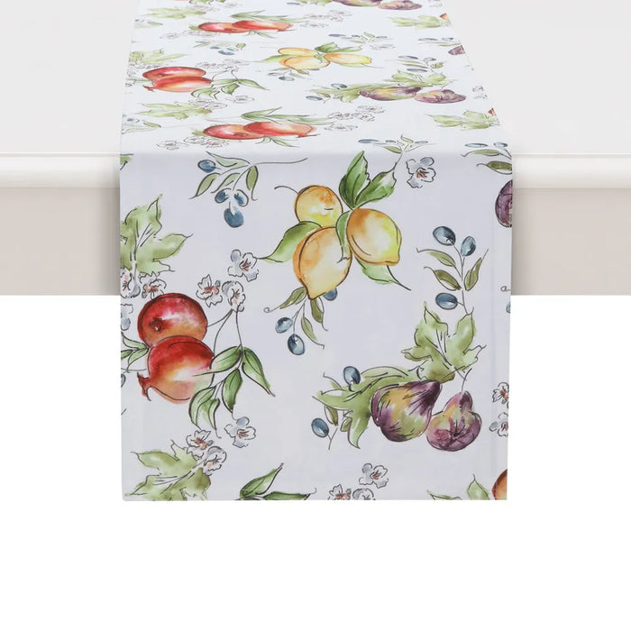 Tuscan Fruit Sketch Table Runner