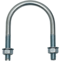 U BOLT M/S GALV  M16 X 292W X 316H - TO SECURE 250MM PIPE (2 WASHERS/NUTS)