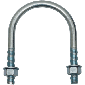 U BOLT M/S GALV  M16 X 292W X 316H - TO SECURE 250MM PIPE (2 WASHERS/NUTS)