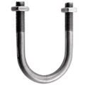 U BOLT M/S GALV  M20 X 193W X 220H - TO SECURE 150MM PIPE (2 WASHERS/NUTS)