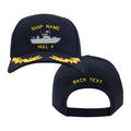 U.S. Navy Custom Ship Cap - Captain Scrambled Eggs - PBR MK2 Hats and Caps