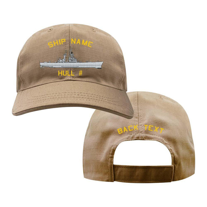 U.S. Navy Custom Ship Cap - Coyote - Virginia Cruiser Hats and Caps
