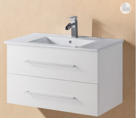 Vanity - Misty Series Plywood in White/Black - 100% Water Proof