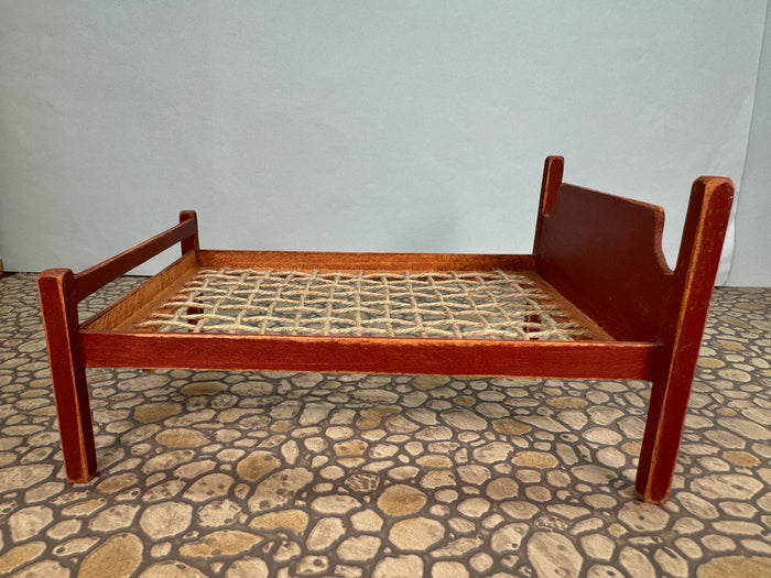 Vintage Artisan Bearly Big Enough 2004 Handmade Red Bed Frame