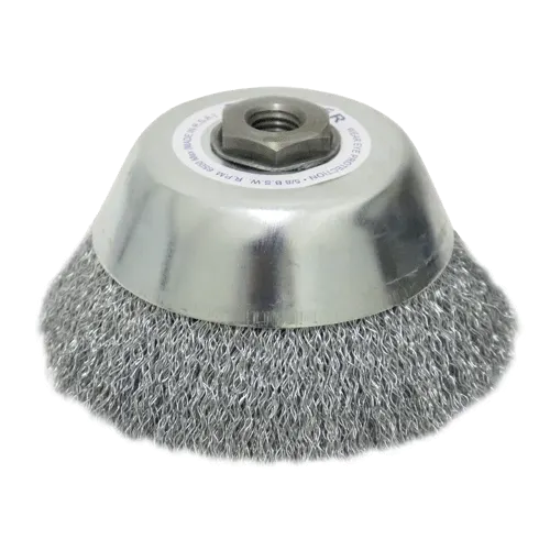 WIRE CUP BRUSH 140MM X 5/8 BSW WERN - 0.40MM WIRE- THREAD BSW 5/8"