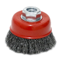 WIRE CUP BRUSH 75MM X 14 X 2.00 HAWK - 0.40MM WIRE - THREAD M14