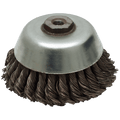 WIRE CUP BRUSH KNOT 140 X 14 X 2.0 HAWK - 0.80MM WIRE- THREAD M14