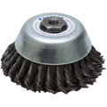 WIRE CUP BRUSH KNOT 140 X 5/8 BSW WERN - 0.80MM WIRE- THREAD BSW 5/8"