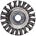 WIRE WHEEL KNOT 100 X 12MM HAWK - 0.35MM WIRE - FIXED BORE (16MM)
