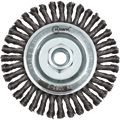 WIRE WHEEL TWISTED STRINGER 115 X 14 HAWK - 0.50MM WIRE- THREAD M14- SINGLE SECTION