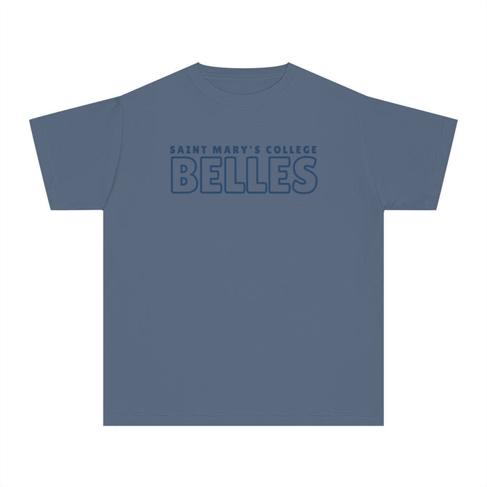 Youth Saint Mary's College Belles No.2 Midweight Tee | Better in Blue Co.