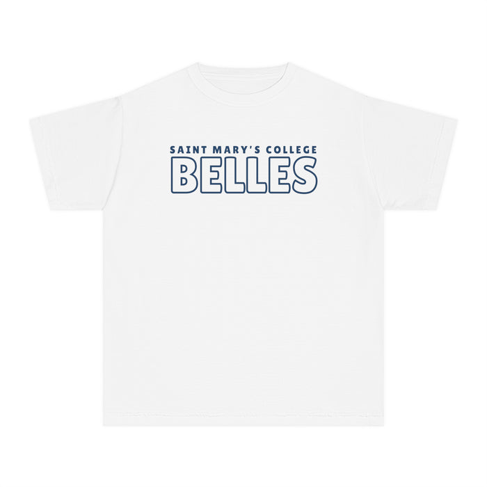 Youth Saint Mary's College Belles No.2 Midweight Tee | Better in Blue Co.
