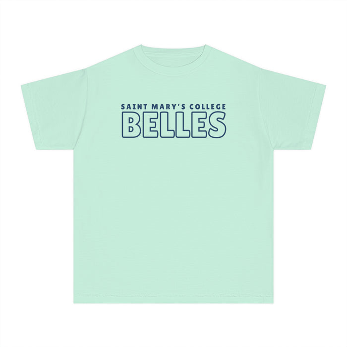 Youth Saint Mary's College Belles No.2 Midweight Tee | Better in Blue Co.