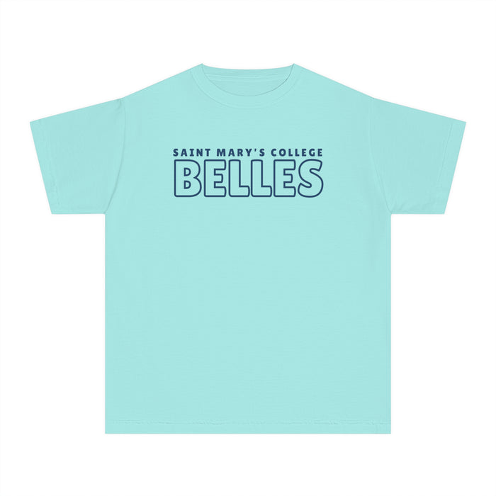 Youth Saint Mary's College Belles No.2 Midweight Tee | Better in Blue Co.