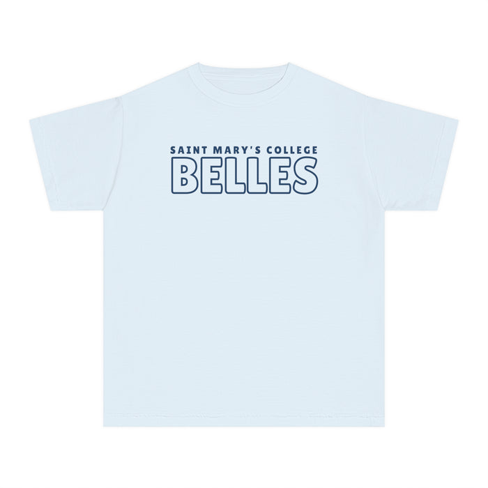 Youth Saint Mary's College Belles No.2 Midweight Tee | Better in Blue Co.