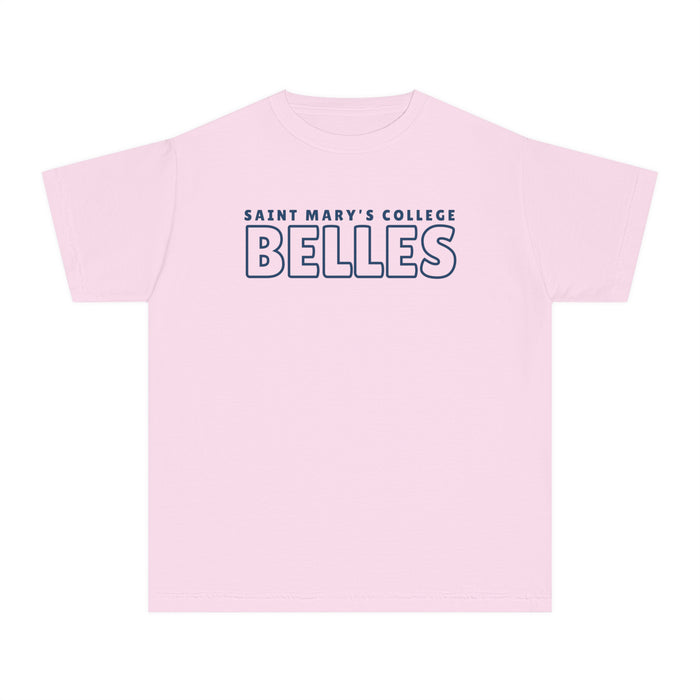 Youth Saint Mary's College Belles No.2 Midweight Tee | Better in Blue Co.
