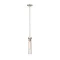 Z-Lite Beau Brushed Nickel 1 Light Pendant 740P-ROD-BN - Pendants