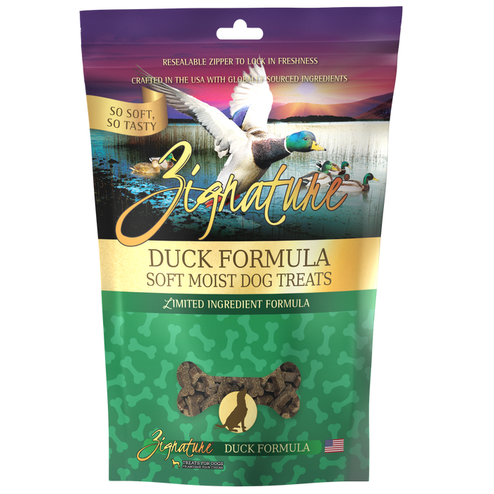 Zignature Duck Soft Moist Treats for Dogs