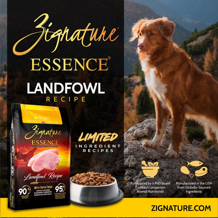 Zignature Essence LIR Landfowl Recipe Dry Dog Food
