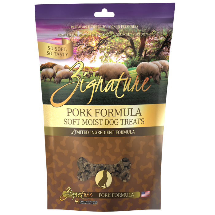 Zignature Pork Soft Moist Treats for Dogs